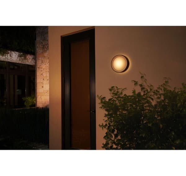 Philips Hue, WCA Daylo Outdoor Wall Lantern, musta