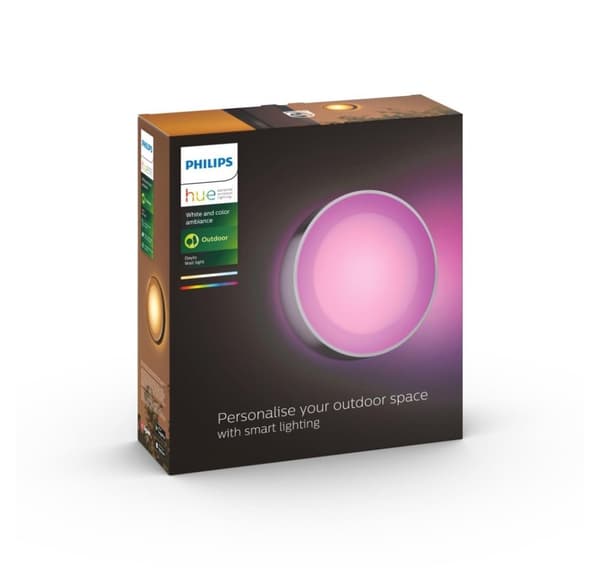Philips Hue, WCA Daylo Outdoor Wall Lantern, Inox