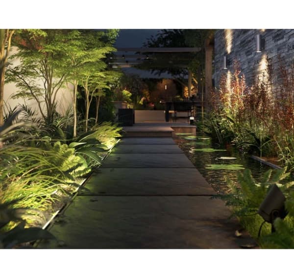 Philips Hue, WCA Appear Outdoor Wall Lantern, Inox