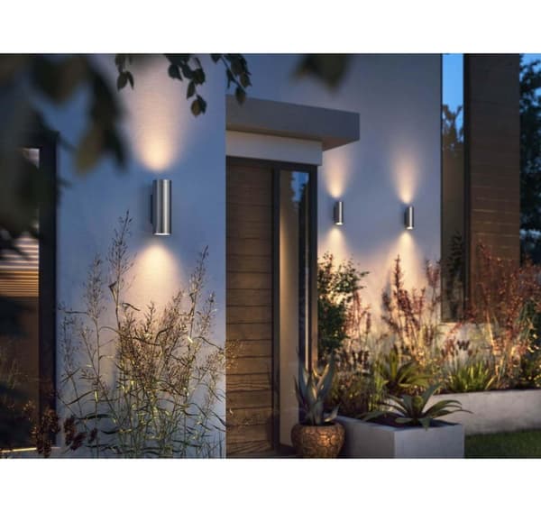 Philips Hue, WCA Appear Outdoor Wall Lantern, Inox