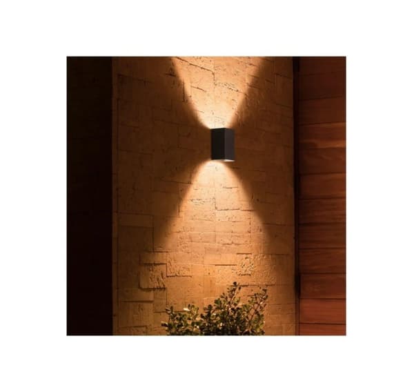 Philips Hue, WCA Resonate Outdoor Wall Lantern, Black