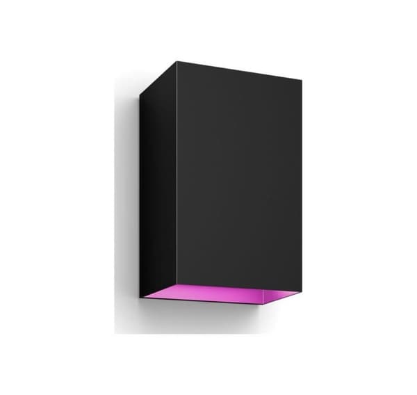 Philips Hue, WCA Resonate Outdoor Wall Lantern, Black