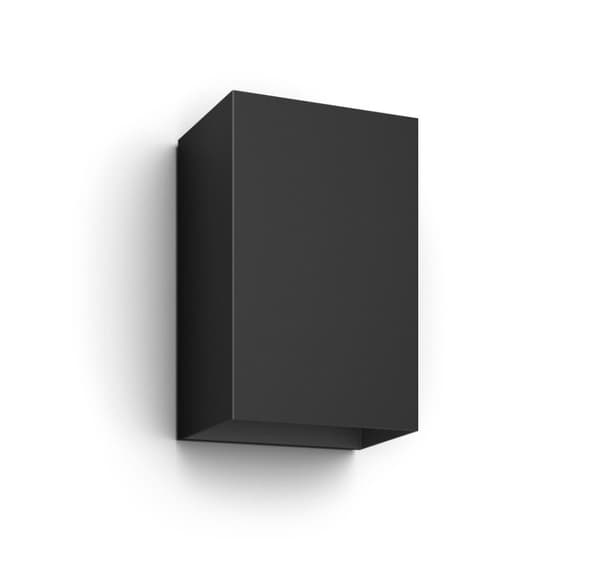 Philips Hue, WCA Resonate Outdoor Wall Lantern, Black