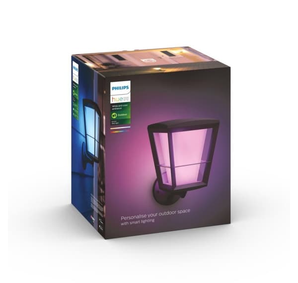 Philips Hue, WCA Econic Outdoor Wall Lantern Up