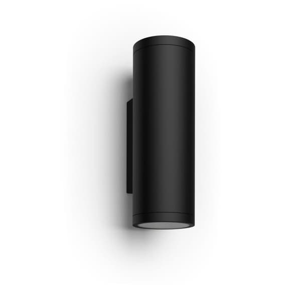 Philips Hue, WCA Appear Outdoor Wall Lantern, Black