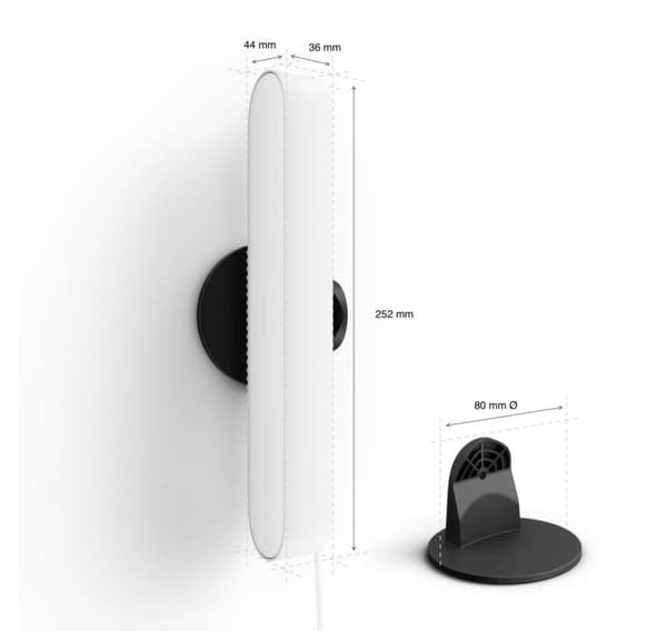 Philips Hue, Play WCA Lightbar Base, Twin pack, Vit