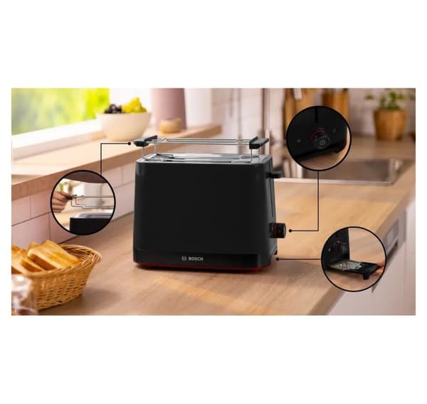 Bosch, kompakt brødrister, TAT3M123 MyMoment