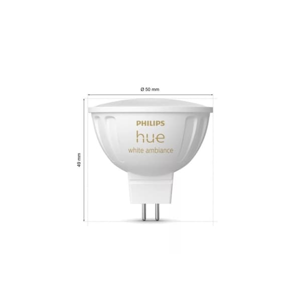 Philips Hue, WA 12V MR16, 2st förpackning