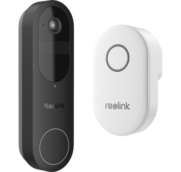 Reolink, D340B Dørklokkebatteri med klokke og 64 GB SD-kort