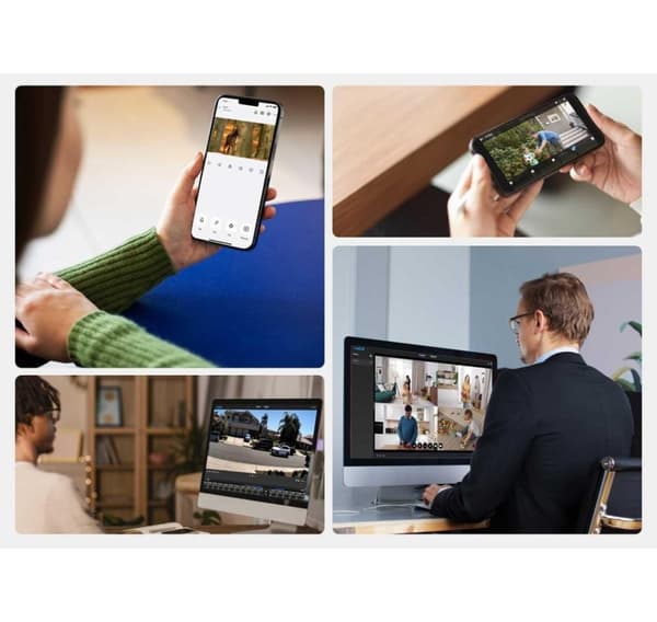 Reolink, 4K Smart PoE IP-kamera med person-/fordonsdetektering och klart mörkerseende, P330