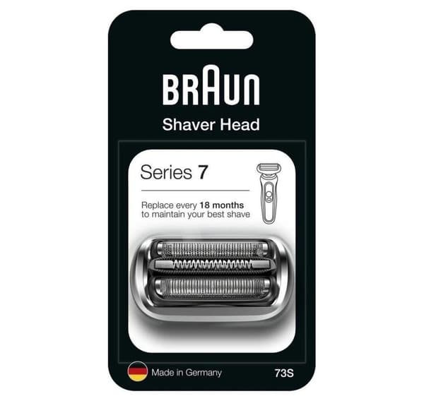 Braun, udskiftningshoved til barbermaskine serie 7, sølv, 73S