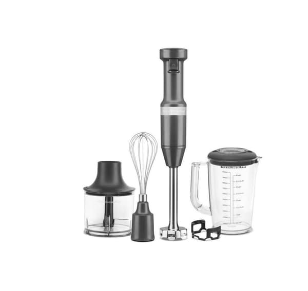 KitchenAid, Stavmixer med tillbehör, 5KHBV83EDG