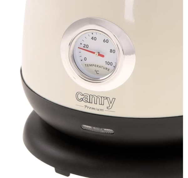 Camry, vannkoker med termometer, CR 1344