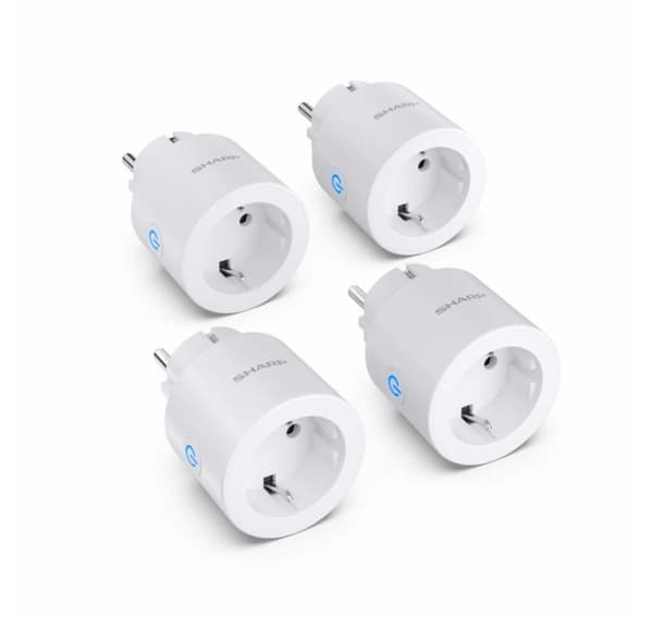 Sharp, Smart WiFi-kontakt, 4st, SGPH01EW4P