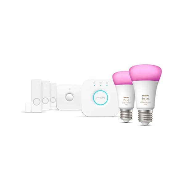 Philips Hue, Secure Sensor Set WCA E27, Bridge, Sensorer