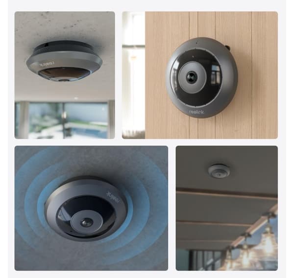 Reolink, 360° Panoramic Indoor Fisheye Camera, Fisheye Series W520