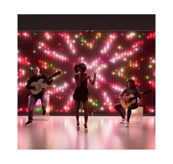 Twinkly, Lightwall Smart LED Bakgrundsvägg 2,6 x 2,7 m
