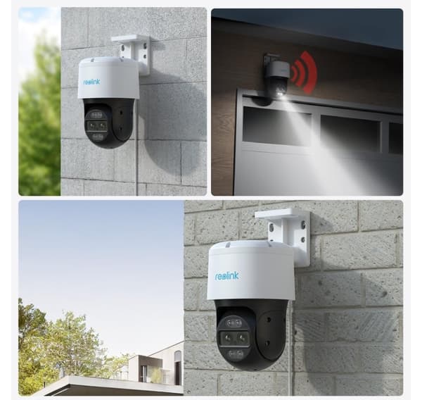 Reolink, 4K Dual-Lens Auto Tracking PoE-turvakamera Smart Detectionilla, TrackMix Series P760