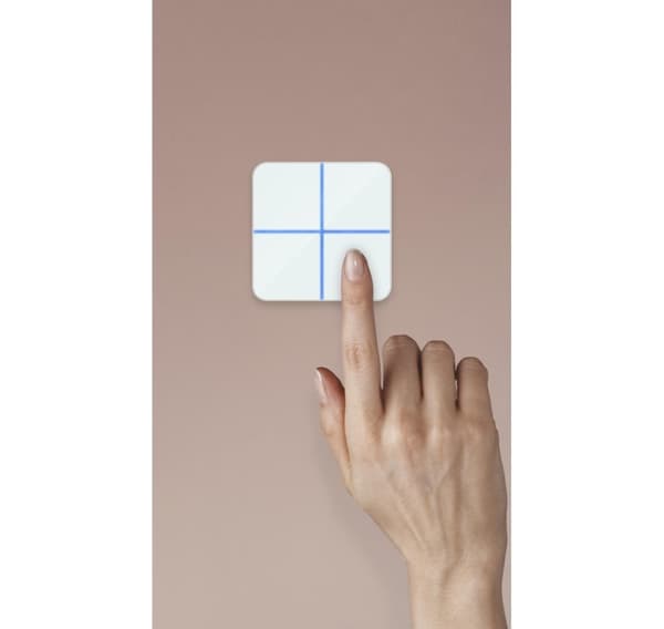 AEOTEC, WallMote Quad Remote Switch med 4 knapper