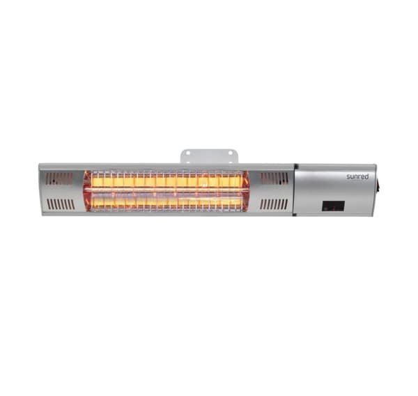 SUNRED, Varmelegeme, RD-SILVER-2000W, Ultra Wall Sølv