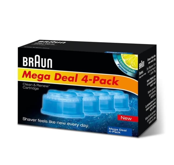 Braun, Refills 4 Pack, Rens og Forny CCR4 3+1