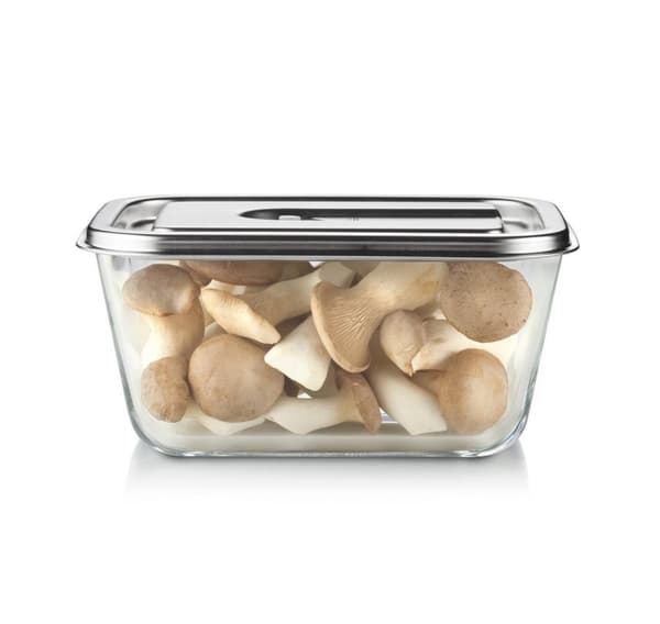 Caso, Vakuumbeholder i glas med plastlåg, VacuBoxx Inox XL