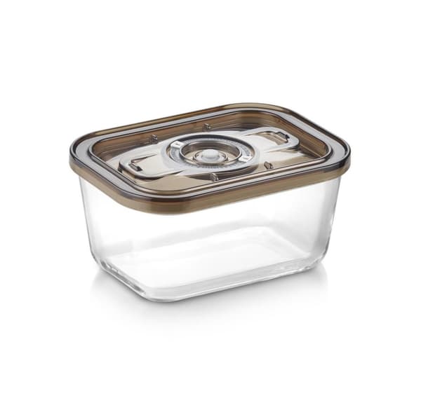 Caso, Vakuumbeholder i glas med plastlåg, VacuBoxx Eco M