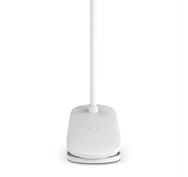ColorWay, LED-bordlampe fleksibel og klips 2 med innebygd batteri, CW-DL10FCB-W