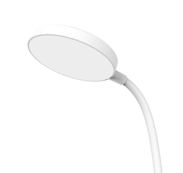 ColorWay, LED-bordlampe fleksibel og klips 2 med innebygd batteri, CW-DL10FCB-W