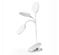 Miniatyrbilde 2 av 8: ColorWay, LED-bordlampe fleksibel og klips 2 med innebygd batteri, CW-DL10FCB-W