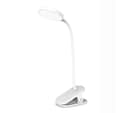 Miniatyrbilde 1 av 8: ColorWay, LED-bordlampe fleksibel og klips 2 med innebygd batteri, CW-DL10FCB-W