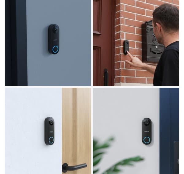 Reolink, D340P Smart 2K+ trådbunden PoE-videodörrklocka med ringsignal
