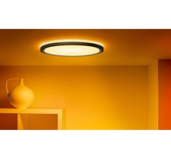 WiZ, Smart WiFi SuperSlim Ceiling 545mm, Sort