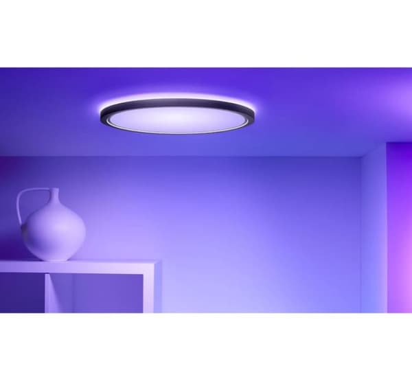 WiZ, Smart WiFi SuperSlim Ceiling 545mm, Sort