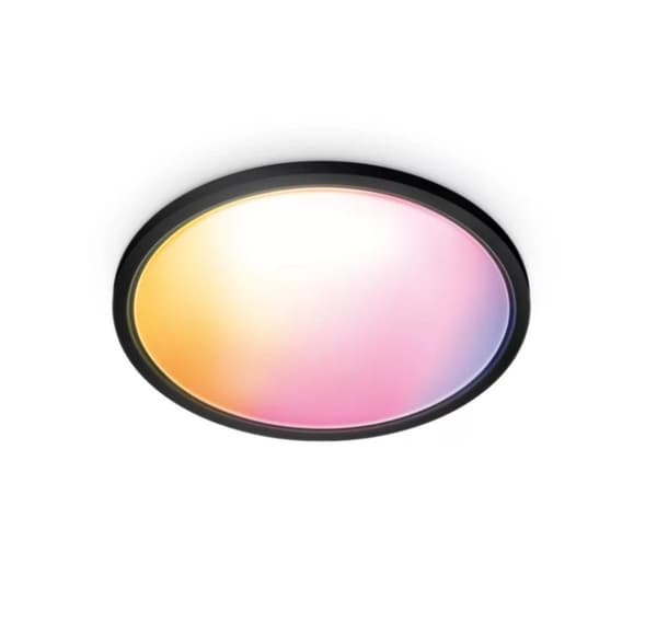 WiZ, Smart WiFi SuperSlim Ceiling 545mm, Sort