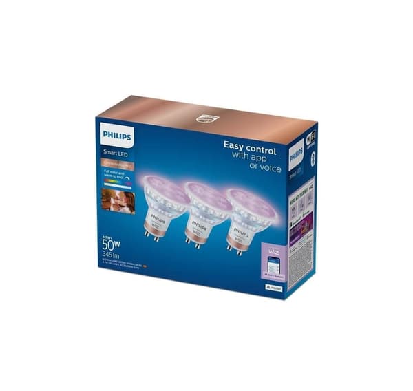 WiZ, Philips Smart WiFi Spot PAR16 RGB, 3st
