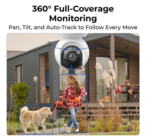 Reolink, 4K Smart WiFi-säkerhetskamera, Altas Series B660