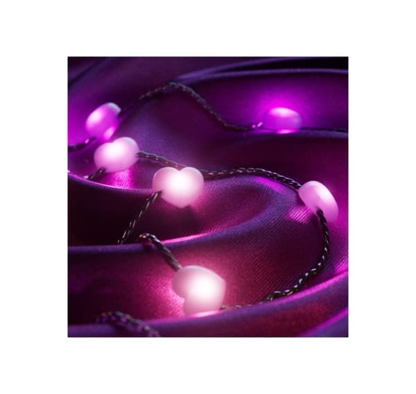 Twinkly, Candies 200 sydämenmuotoiset RGB-LEDit, vihreä johto, USB-C