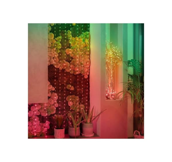 Twinkly, Candies 200 pärlformade RGB-lysdioder, grön tråd, USB-C