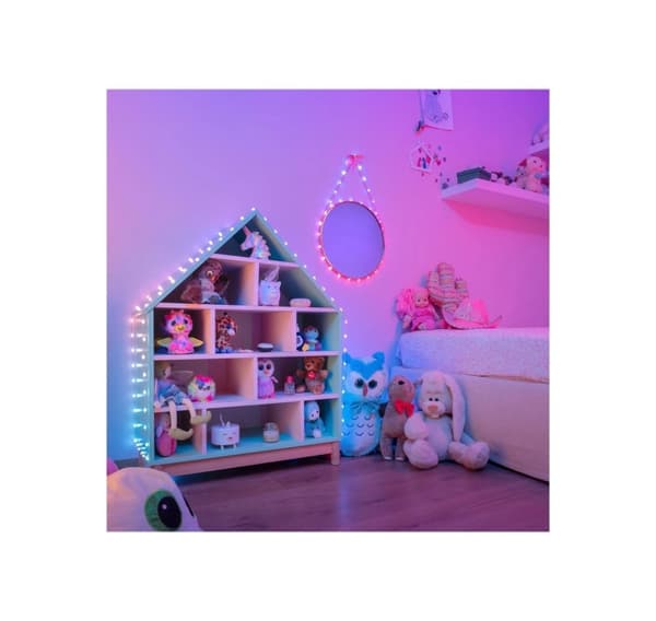 Twinkly, Candies 100 sydämenmuotoista RGB-LEDiä, kirkas johto, USB-C