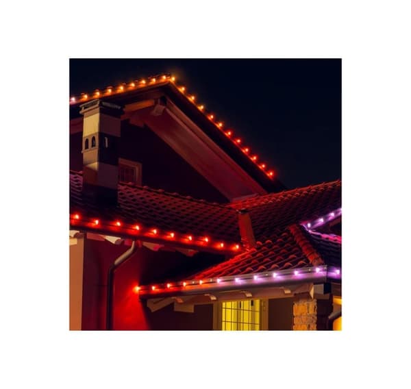 Twinkly, C9 Bulbs Smart LED 40 RGB, 12,2m, Grøn ledning