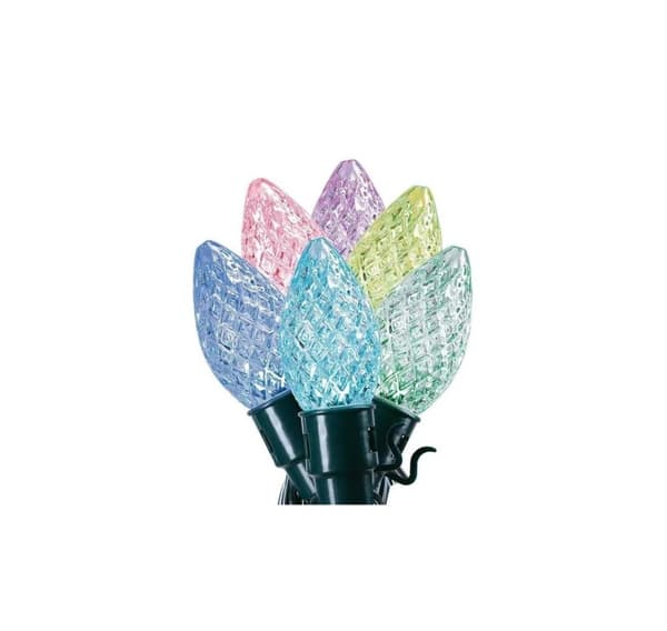 Twinkly, C9 Bulbs Smart LED 40 RGB, 12,2m, Grøn ledning