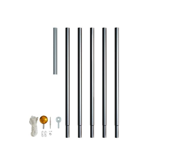 Twinkly, Light Tree Pole 6m, Svart Aluminium
