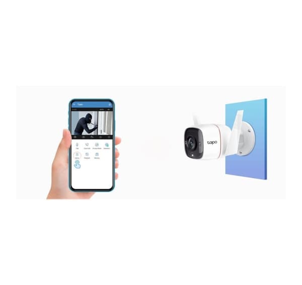 TP-LINK, ulkokäyttöön tarkoitettu Wi-Fi-kamera, TC65