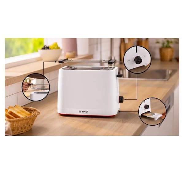 Bosch, kompakt brødrister, TAT3M121 MyMoment