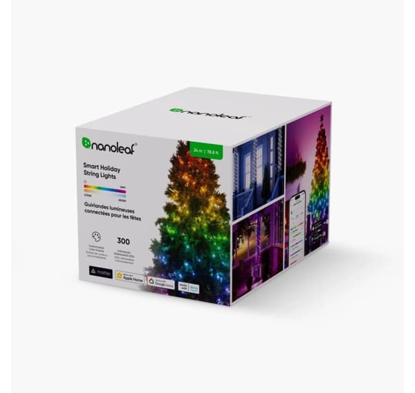 Nanoleaf, Smart Holiday String Lights 24m 300 LED'er
