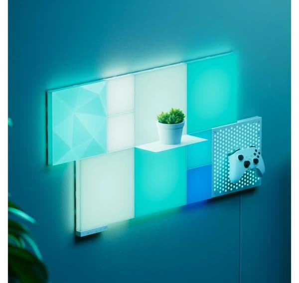 Nanoleaf, Blocks Textured Big Squares Add-On Kit (2 paneler)