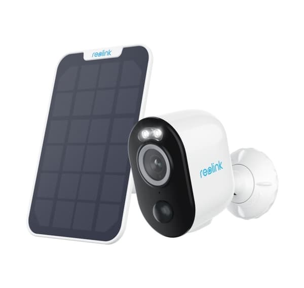 Reolink, Wi-Fi sikkerhedskamera med Motion Spotlight og solpanel, Argus Series B330