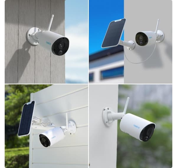 Reolink, Akkukäyttöinen Wi-Fi-valvontakamera aurinkopaneelilla, Argus Series B320