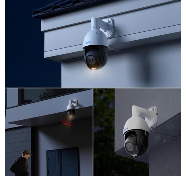 Reolink, Smart 4K PoE-sikkerhedskamera med 16X optisk zoom, P850